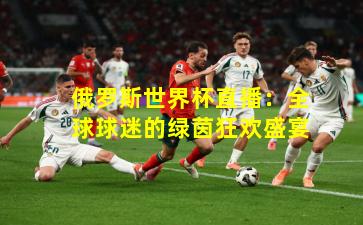 俄罗斯世界杯直播：全球球迷的绿茵狂欢盛宴
